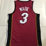 Maillot de Basket #3 Wade Miami Heat authentique 2005-06 Rouge ave trophy